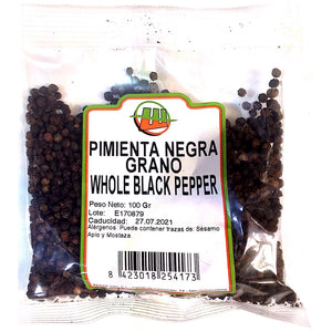 Pimienta Negra Grano 80g - Delicatessin