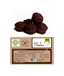 Magdalenas de Chocolate Rellenas de Chocolate Sin Gluten 300g - Delicatessin