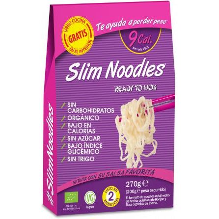 Pasta Shirataki de Konjac Noodles Sin Gluten Bio 200g