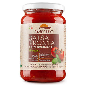Salsa de Tomate con Albahaca Bio 340g - Delicatessin