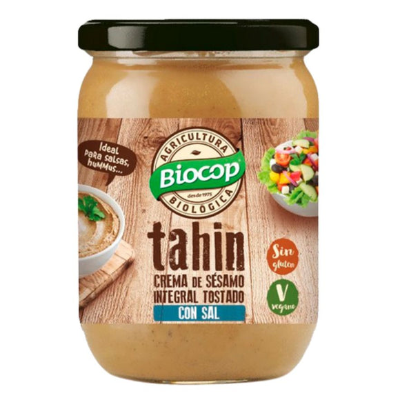 Crema de Sésamo Tahin Tostado Integral con Sal Bio 500g - Delicatessin