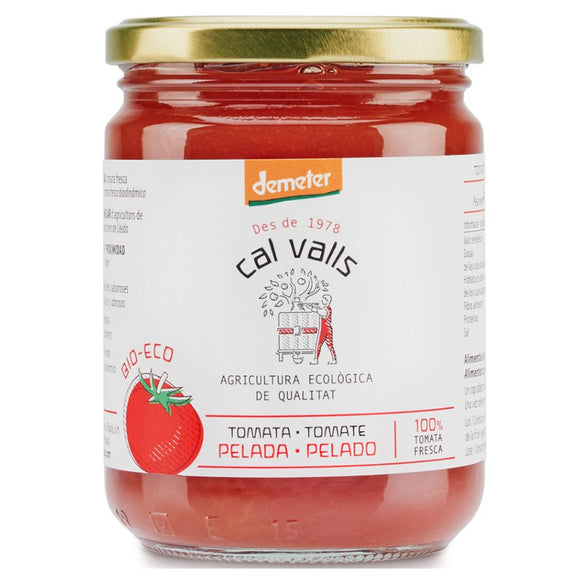 Tomate Entero Pelado Bio 420g - Delicatessin