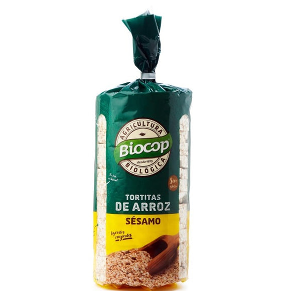 Tortitas de Arroz con Sésamo Sin Gluten Bio 200g - Delicatessin