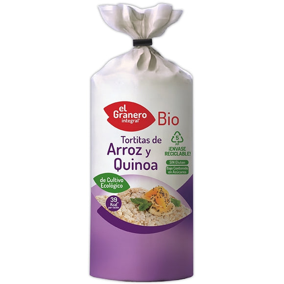 Tortitas de Arroz y Quinoa Sin Gluten Bio 120g - Delicatessin
