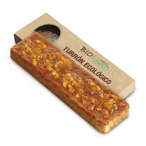 Turrón de Yema Quemada con Naranja Bio 200g - Delicatessin