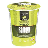 Vaso de Sopa Ramen con Miso y Jengibre Sin Gluten Bio 85g - Delicatessin