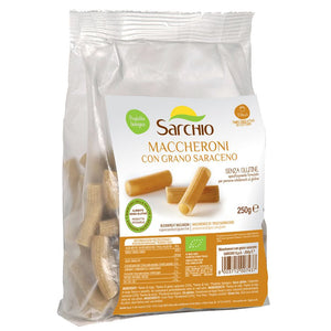 Maccheroni con Trigo Sarraceno Sin Gluten Bio 250g - Delicatessin