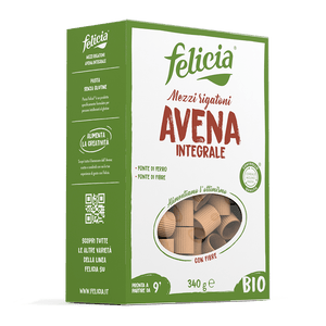 Mezzi Rigatoni con Avena Integral Sin Gluten Bio 250g - Delicatessin