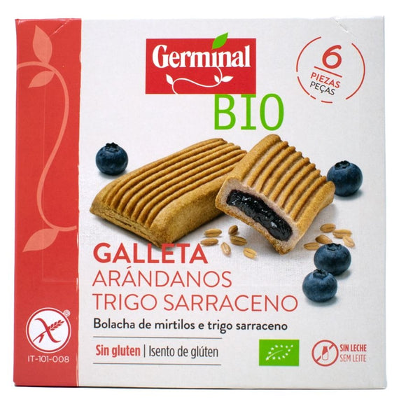 Galletas de Trigo Sarraceno con Arándanos Sin Gluten Bio 200g - Delicatessin