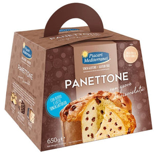 Panettone con Chispas de Chocolate Sin Gluten 650g - Delicatessin