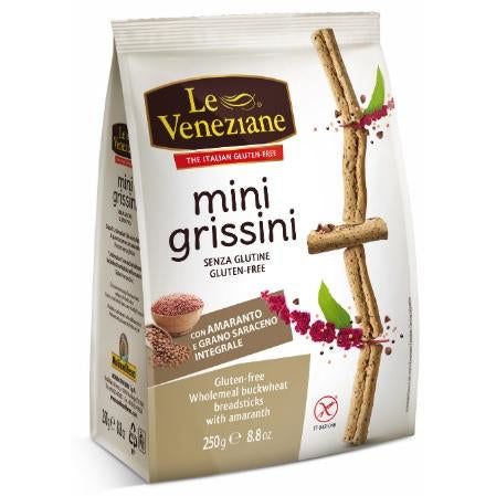 Mini Grisines con Trigo Sarraceno y Amaranto Sin Gluten 250g - Delicatessin