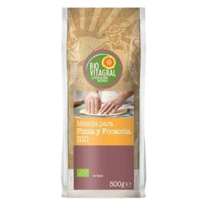Mix para Pizza y Focaccia Sin Gluten Bio 500g - Delicatessin